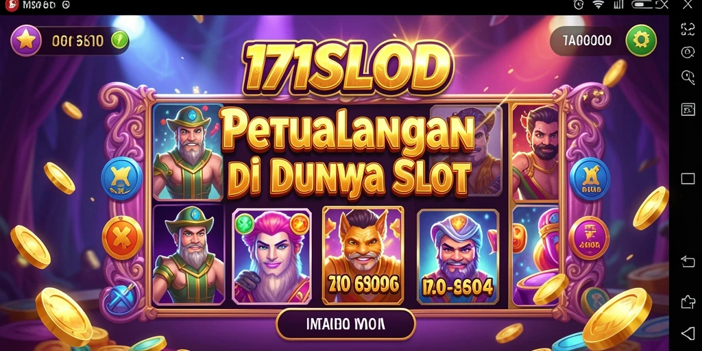 Tampilan gameplay <strong>171SLOT</strong> yang penuh petualangan dan keasyikan.