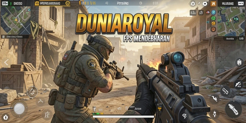 Gameplay intens dari DUNIAROYAL dengan aksi yang mendebarkan.