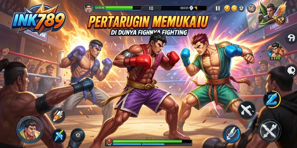 Tampilan gameplay Fighting yang intens dan seru.