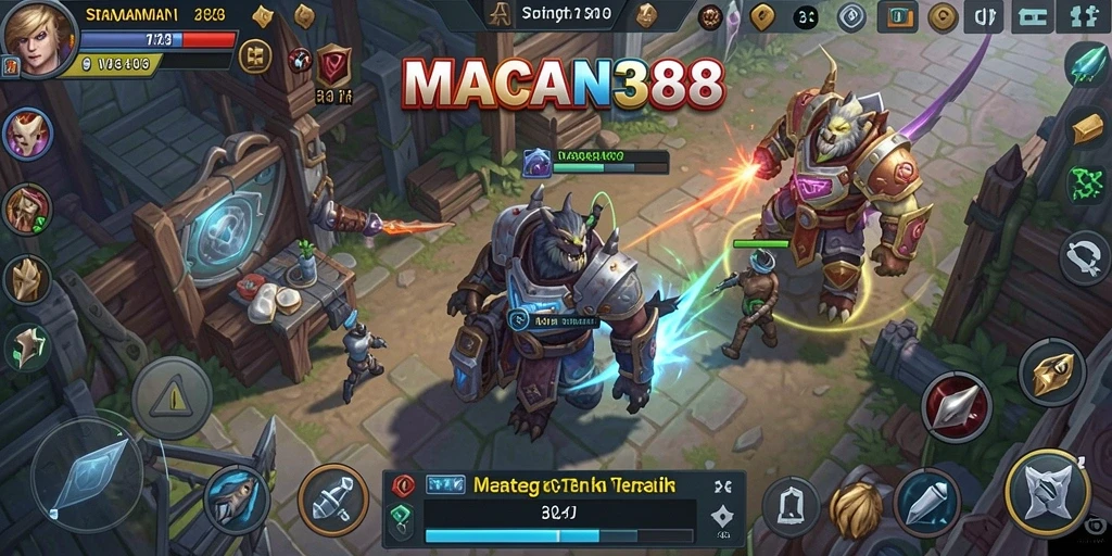 Screenshot permainan MACAN388 menampilkan aksi strategi menarik.