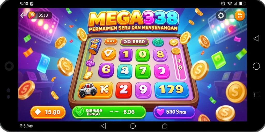 Tampilan gameplay MEGA338 yang seru dan interaktif.