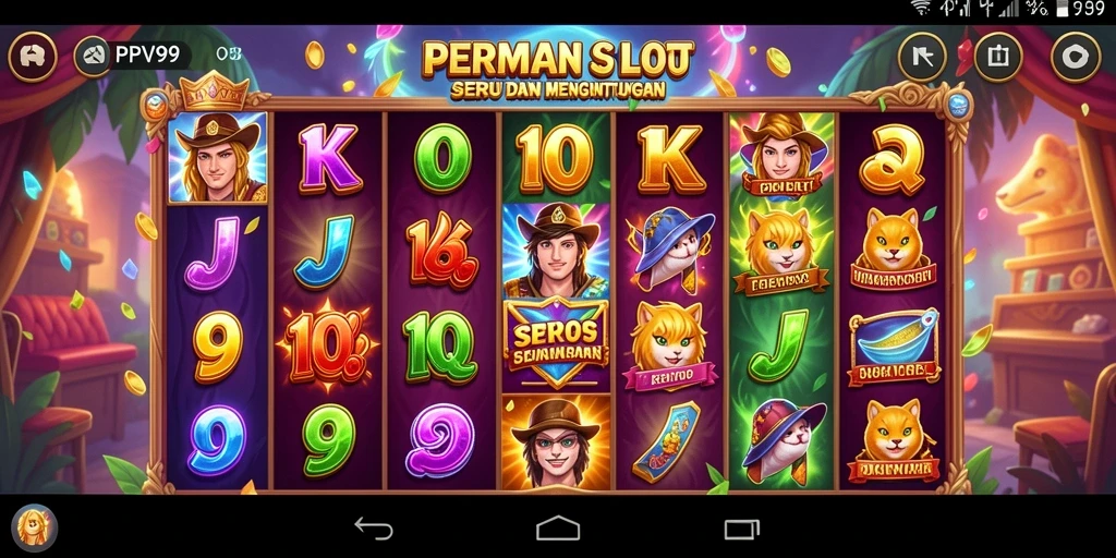 Screenshot gameplay Slot PPV99 yang menampilkan keseruan putaran dan fitur bonus.