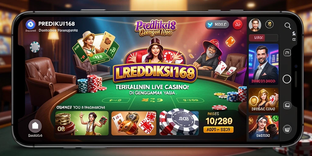 Screenshot gameplay PREDIKSI168 menunjukkan dealer langsung berinteraksi dengan pemain.