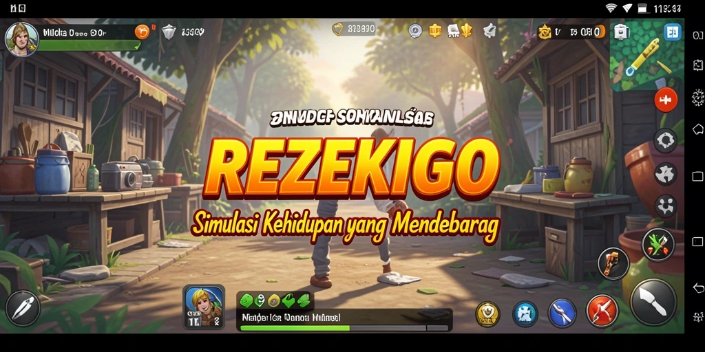 Gameplay seru dan imersif dalam REZEKIGO yang menantang.