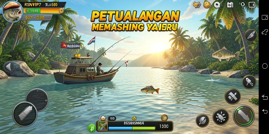 Tangkapan ikan yang spektakuler dalam gameplay RSNVIP7.