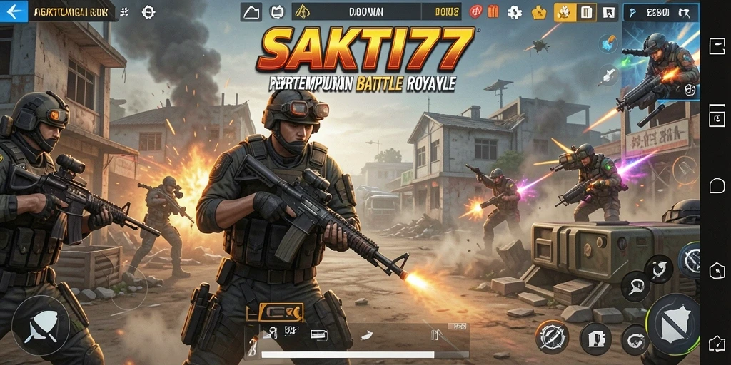 Tampilan gameplay SAKTI77 yang seru dan kompetitif.