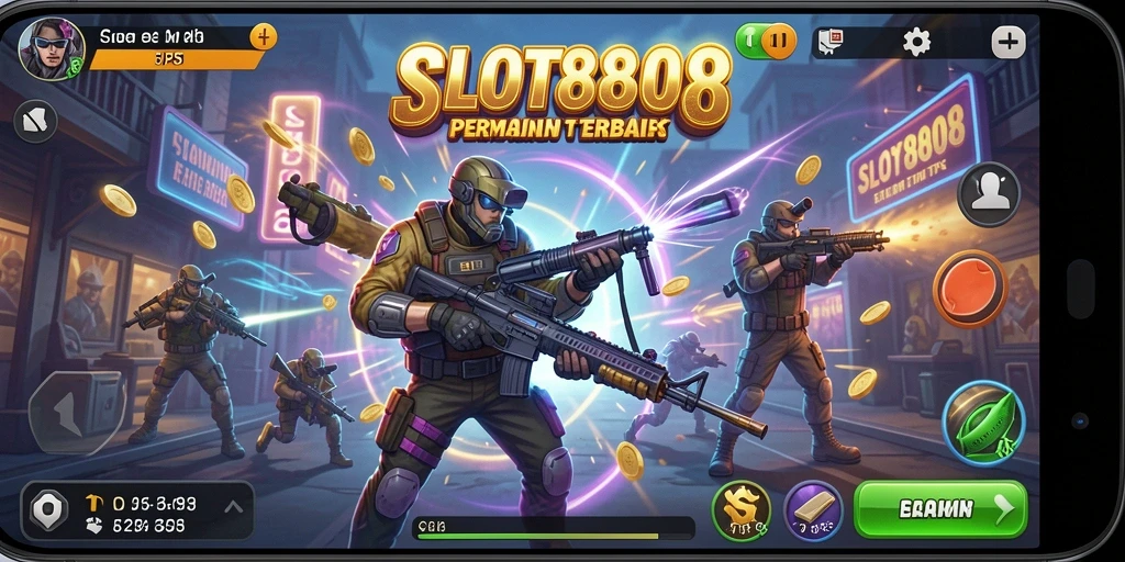 Tampilan gameplay SLOT8808 yang seru dan penuh warna.